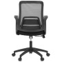 Kancelářská židle, houpací mechanismus, černá síťovina, KA-S3015 BK