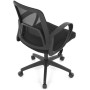 Kancelářská židle, houpací mechanismus, černá síťovina, KA-S3015 BK