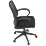 Kancelářská židle, houpací mechanismus, černá síťovina, KA-S3015 BK