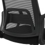 Kancelářská židle, houpací mechanismus, černá síťovina, KA-S3015 BK