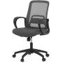 Kancelářská židle, houpací mechanismus, šedá síťovina, KA-S3015 GREY