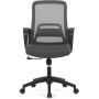 Kancelářská židle, houpací mechanismus, šedá síťovina, KA-S3015 GREY