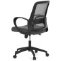 Kancelářská židle, houpací mechanismus, šedá síťovina, KA-S3015 GREY