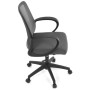 Kancelářská židle, houpací mechanismus, šedá síťovina, KA-S3015 GREY