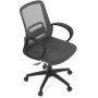 Kancelářská židle, houpací mechanismus, šedá síťovina, KA-S3015 GREY
