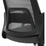 Kancelářská židle, houpací mechanismus, šedá síťovina, KA-S3015 GREY