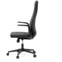 Kancelářské křeslo, houpací mechanismus, černá ekokůže, KA-T8325 BK