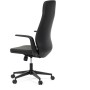 Kancelářské křeslo, houpací mechanismus, černá ekokůže, KA-T8325 BK