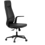 Kancelářské křeslo, houpací mechanismus, černá ekokůže, KA-T8325 BK