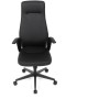 Kancelářské křeslo, houpací mechanismus, černá ekokůže, KA-T8325 BK