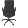 Kancelářské křeslo, houpací mechanismus, černá ekokůže, KA-T8325 BK