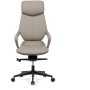 Kancelářské křeslo, houpací mechanismus, šedá ekokůže, KA-T8426 GREY