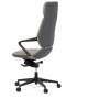 Kancelářské křeslo, houpací mechanismus, šedá ekokůže, KA-T8426 GREY