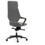 Kancelářské křeslo, houpací mechanismus, šedá ekokůže, KA-T8426 GREY