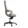 Kancelářské křeslo, houpací mechanismus, šedá ekokůže, KA-T8426 GREY