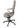 Kancelářské křeslo, houpací mechanismus, šedá ekokůže, KA-T8426 GREY