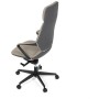 Kancelářské křeslo, houpací mechanismus, šedá ekokůže, KA-T8426 GREY