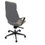 Kancelářské křeslo, houpací mechanismus, šedá ekokůže, KA-T8426 GREY