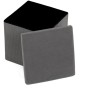 Taburet s úložným prostorem, šedá, manšestrová látka, TAB-471 GREY6