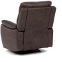 Polohovací křeslo, hnědá, látka vintage, TV-4092 BR3
