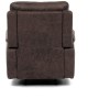 Polohovací křeslo, hnědá, látka vintage, TV-4092 BR3