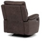 Polohovací křeslo, hnědá, látka vintage, TV-4092 BR3