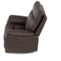 Polohovací křeslo, hnědá, látka vintage, TV-4092 BR3
