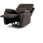 Polohovací křeslo, hnědá, látka vintage, TV-4092 COF3