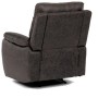 Polohovací křeslo, hnědá, látka vintage, TV-4092 COF3