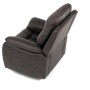 Polohovací křeslo, hnědá, látka vintage, TV-4092 COF3