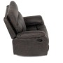 Polohovací křeslo, hnědá, látka vintage, TV-4092 COF3