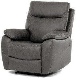 Polohovací křeslo, šedá, látka vintage, TV-4092 GREY3