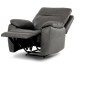 Polohovací křeslo, šedá, látka vintage, TV-4092 GREY3