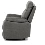 Polohovací křeslo, šedá, látka vintage, TV-4092 GREY3