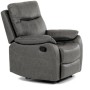 Polohovací křeslo, šedá, látka vintage, TV-4092 GREY3