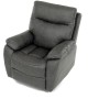 Polohovací křeslo, šedá, látka vintage, TV-4092 GREY3