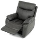 Polohovací křeslo, šedá, látka vintage, TV-4092 GREY3