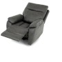 Polohovací křeslo, šedá, látka vintage, TV-4092 GREY3