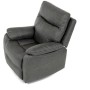 Polohovací křeslo, šedá, látka vintage, TV-4092 GREY3