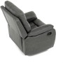 Polohovací křeslo, šedá, látka vintage, TV-4092 GREY3