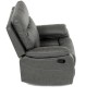 Polohovací křeslo, šedá, látka vintage, TV-4092 GREY3