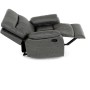 Polohovací křeslo, šedá, látka vintage, TV-4092 GREY3