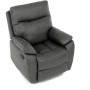 Polohovací křeslo, šedá, látka vintage, TV-4092 GREY3