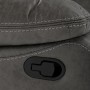 Polohovací křeslo, šedá, látka vintage, TV-4092 GREY3