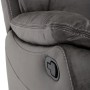 Polohovací křeslo, šedá, látka vintage, TV-4092 GREY3