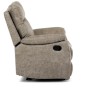 Polohovací křeslo, béžová, látka vintage, TV-4092 LAN3