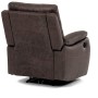 Relaxační křeslo, elektrické bezdrátové ovládání, hnědá, látka vintage, TV-4094 BR3