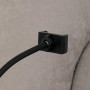 Polohovací křeslo, elektrické zabudované ovládání, béžová, látka, TV-7081 LAN2