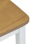 Jídelní set s 4 židlemi, 120x75x75cm, dýha, dub, VESPA OAK