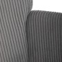 Relaxační křeslo, šedá, manšestrová látka, AK-L7285 GREY6